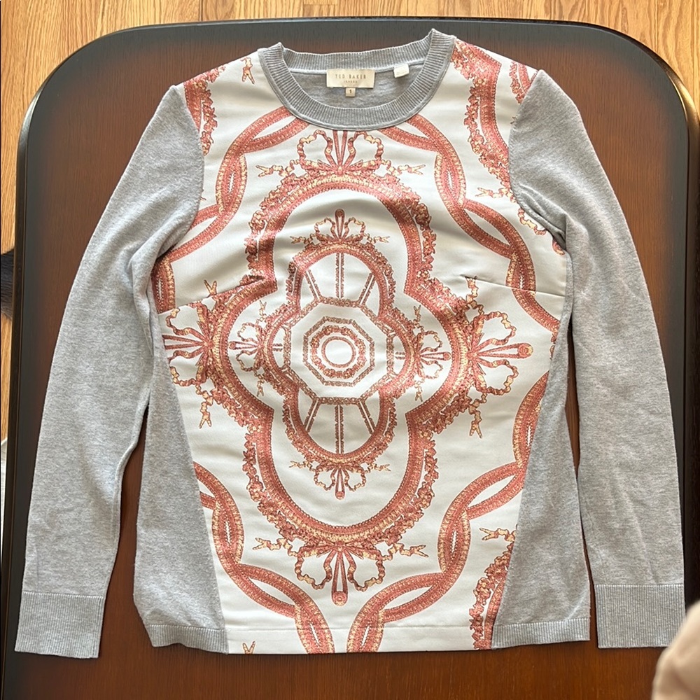 Ted Baker London soft gray sweater